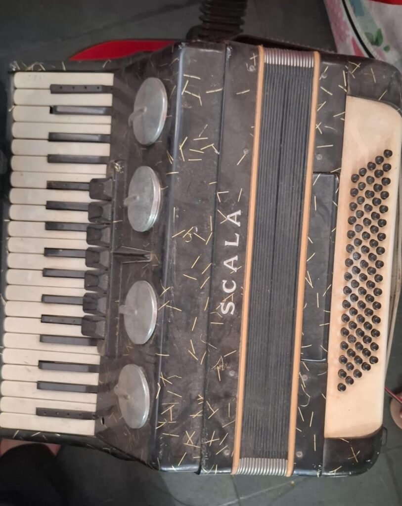 Acordeon ou sanfona 80 baixos scala, estado do novo. Afinada e revisada. R$1500 reais