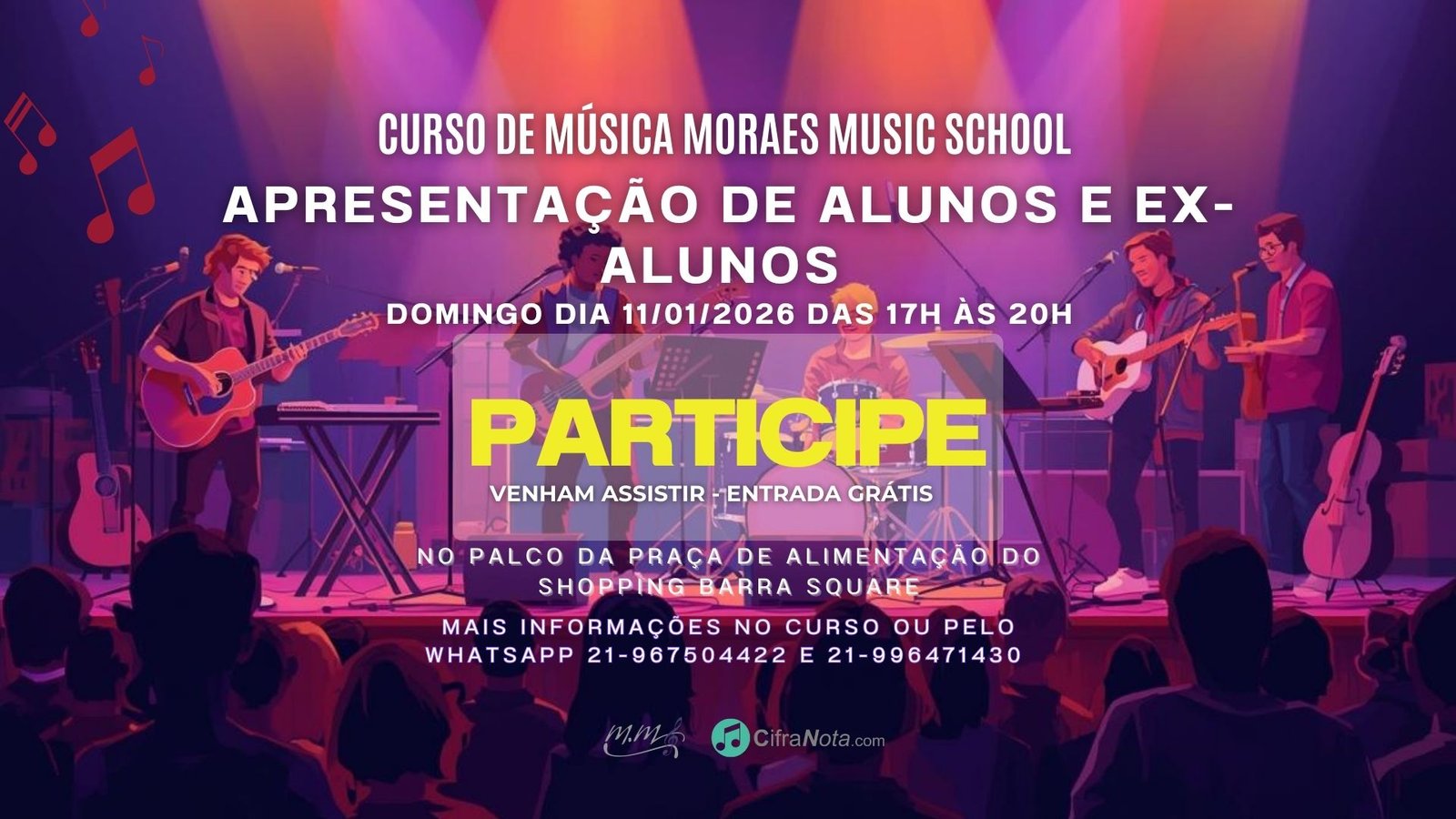 Apresentação de Alunos Moraes Music School